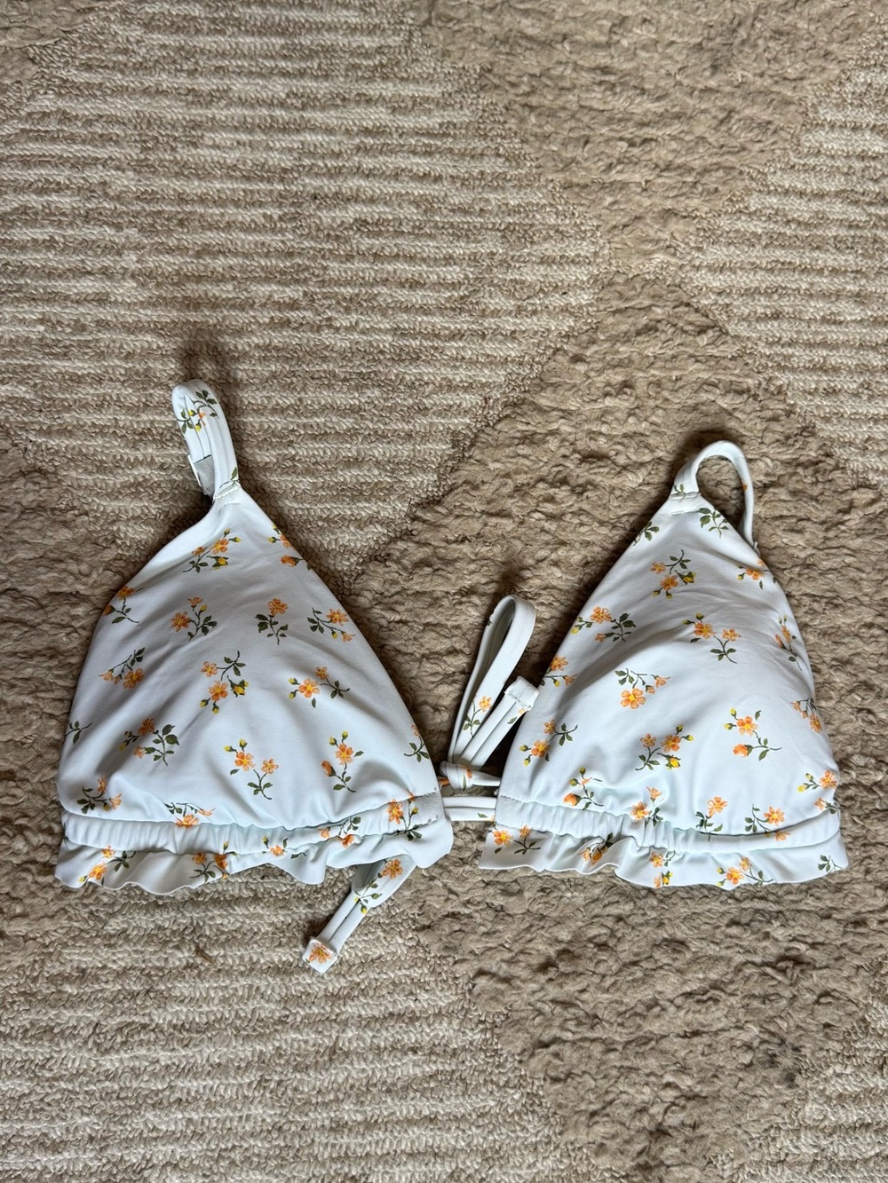 Aerie Ruffle Triangle Bikini Top